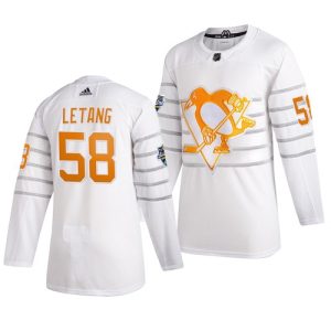 Pittsburgh Penguins Trikot #58 Kris Letang Weiß 2020 NHL All-Star Game